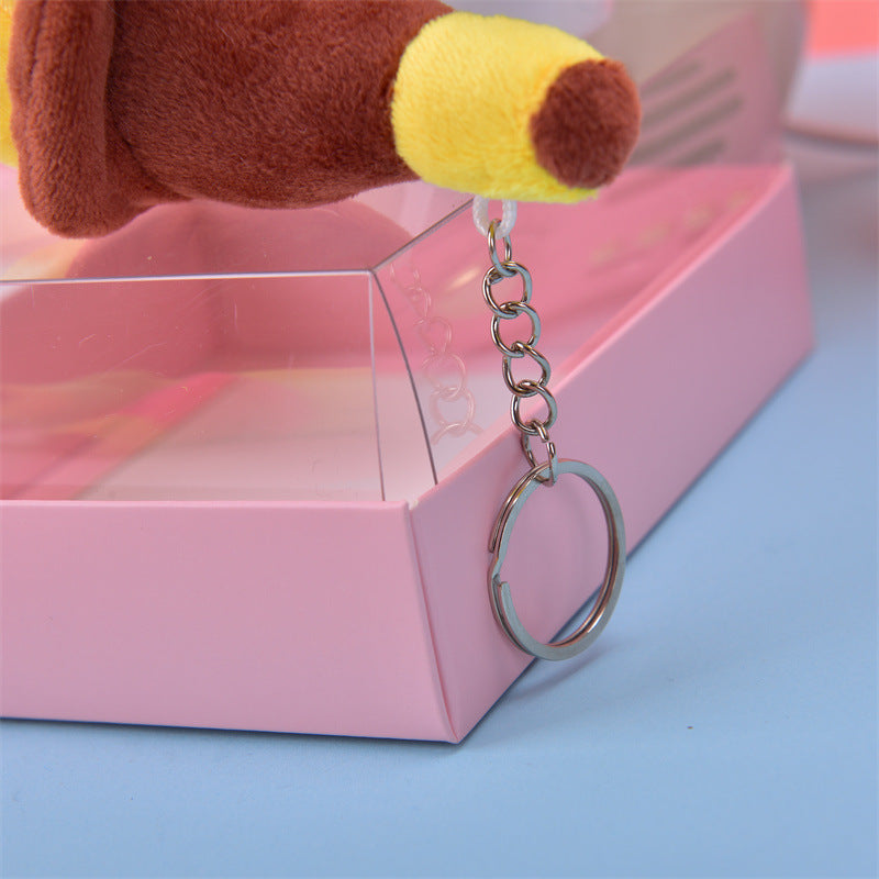 Wholesale Banana Plush Doll Pendant Keychain